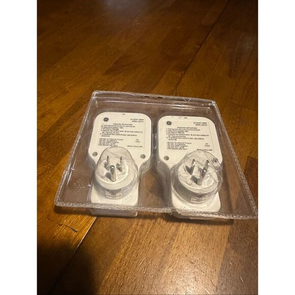 GE 24 Hr Light Appliance Timers With Outlet Model GE5101Set of 2 - Picture 5 of 5